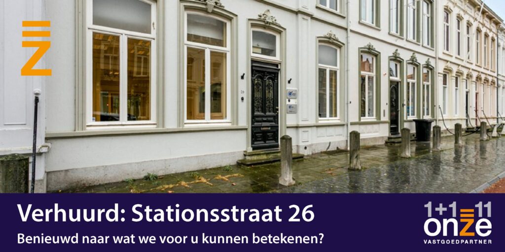 Verhuurd - Stationsstraat 26 in Bergen op Zoom